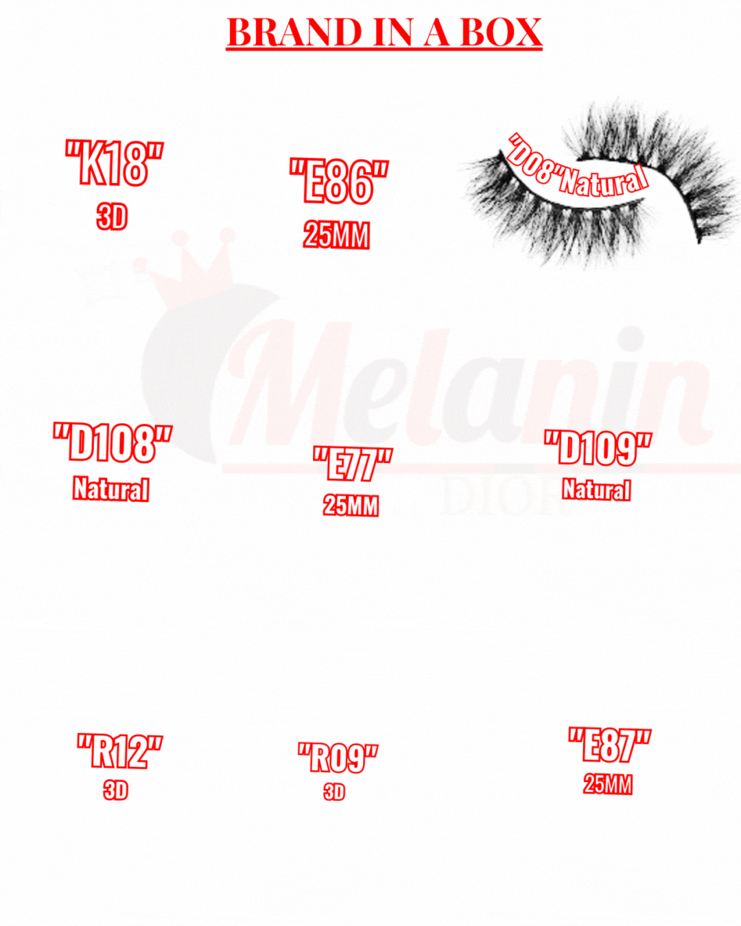 ❤️"BRAND IN A BOX" WHOLESALE LASHES (KITS) (READ CAPTION) ❤️