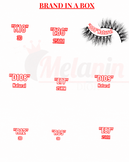 ❤️"BRAND IN A BOX" WHOLESALE LASHES (READ CAPTION) ❤️